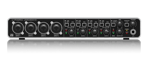 Interfaz De Audio Behringer U-phoria Umc404hd P