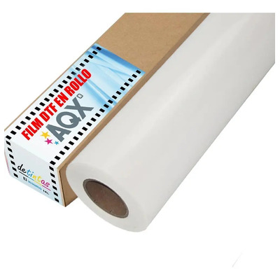 AQX-Tech Película DTF Film Glossy Doble Faz 30cm x 100m Sublimación | Mismo precio en cuotas