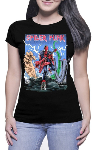 Playera Spider Man Punk, Meme Moda