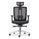 Silla Oficina air con Cabecero Gris Oscuro Form