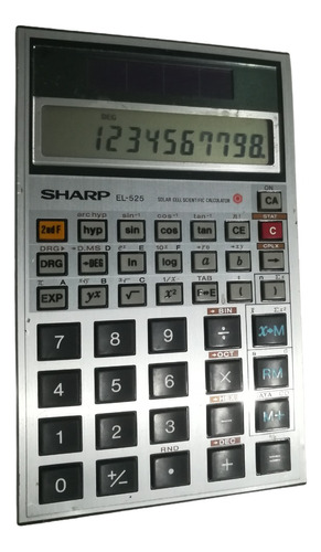 Calculadora Científica Solar Sharp Metálica