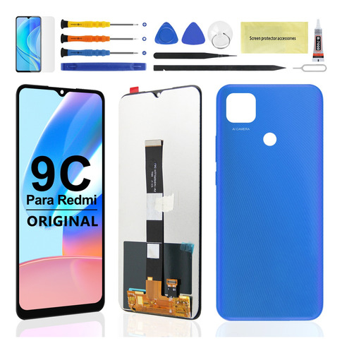 Pantalla Para Xiaomi Redmi 9a 9c Original Y Tapa Trasa