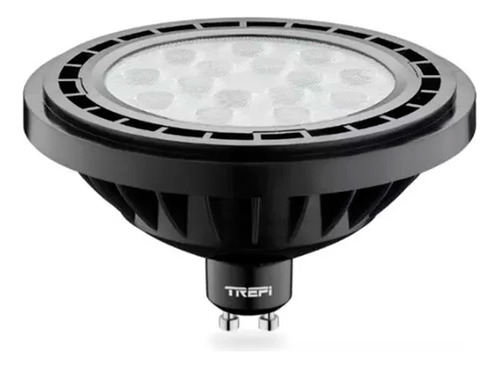 Lampara Ar111 Led 11w Trefilight Foco Gu10 Negra