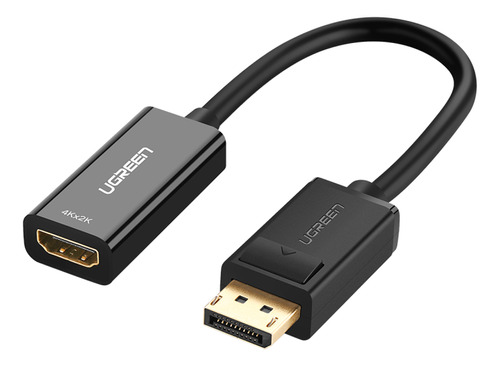 Ugreen Adaptador Dp A Hdmi 25cm Negro