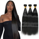 Paquetes De 3 Extensiones De Cabello Humano Lacio De 22, 24,