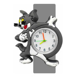 Reloj Importado Tom O Jerry Para Niños Pulsera Adaptable