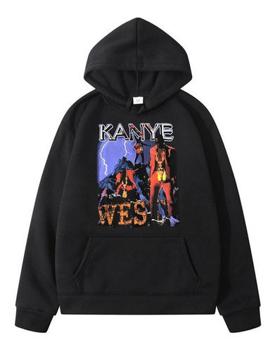 Parej Para Capucha Con Sudaderas Estampadas West Kanye Wear