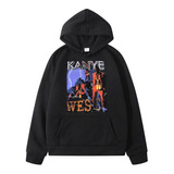 Parej Para Capucha Con Sudaderas Estampadas West Kanye Wear