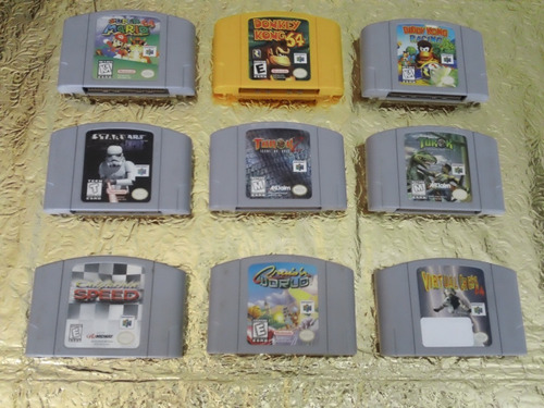 Lote Nintendo N64 Juegos Originales Favor Leer Descripción 