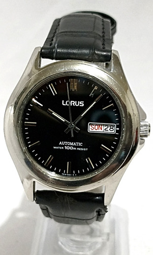 Reloj Automático Lorus Day-date Ventana Trasera No Casio 