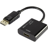 Conversor Displayport  Para Hdmi Femea Adaptador Banhado