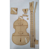 Plantilla De Bajo Tipo Hofner Violín - Luthier - Mdf 6mm