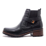 Bota Pegada Em Couro Burnished - 281412-05