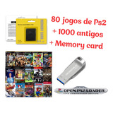 Kit Open Ps2 Loader Com 80 Jogos De Play 2 + 1000 Antigos