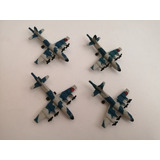 Micro Machines Lote De 4 Aviones Orion Awacs Perfecto Estado