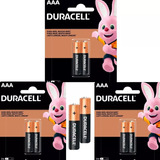 Cartela C/ 6 Pilha Aaa Duracell Palito Pequena - Original