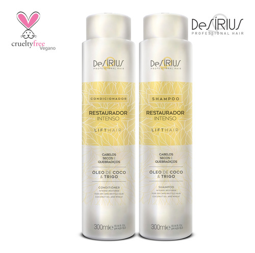 Shampoo E Condicionador Desirius Restaurador Profissional