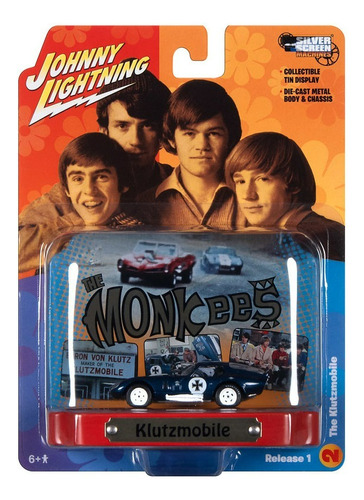 Johnny Lightning 3d Tin Monkees Klutzmobile Shellby Daytna