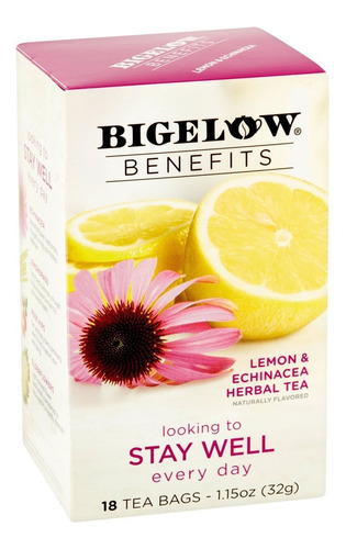 Té Bigelow Benefits Staywell Lemon - Unidad a $2388