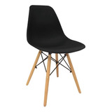 Silla Comedor Minimalistica Moderna Eames, Estructura Madera