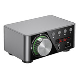 Amplificador De Audio Hifi Bt5.0 100w Usb Aux