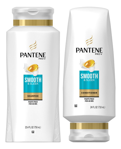 Pantene Smooth & Sleek - Aco - 7350718:mL a $249990