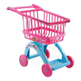 Brinquedo Carrinho Compras Infantil Faz De Conta Lider 227 Cor Rosa/azul