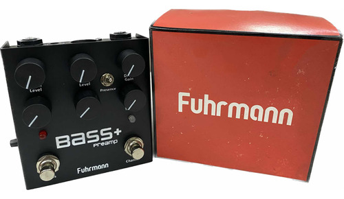 Pedal Fuhrmann Baixo Preamp Ba01 Bass+ Novo Original