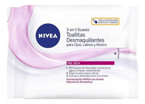 Nivea Toallitas Desmaquillantes Suaves Piel Seca 25 Uds