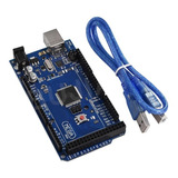 Placa Compatível Arduino Mega 2560 R3 Com Cabo Atmega16u2