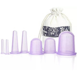 Set 7 Ventosas Cupping Corporal Moradas