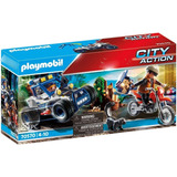 Playmobil 70570 City Action 4x4 Policia+moto Ladron My Toys