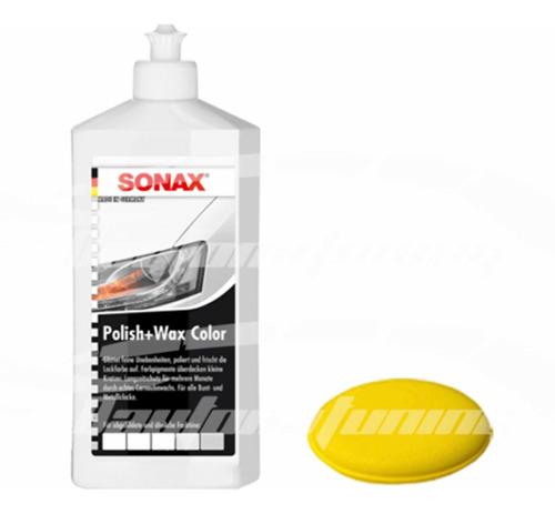 Sonax Polish & Wax P/ Colores Blancos,cera,auto,polish