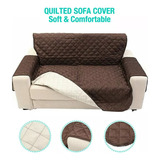 Protector Cubre Sillon Sala Sofá Doble Vista Lavable 1.20m