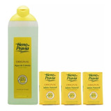 Heno De Pravia Colonia 500ml + 3 Jabon 150 Perfumesfreeshop!