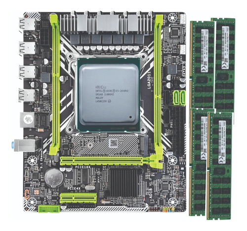 Kit Xeon E5 2650-2 + 16gb De Ram Ddr3 + Placa Mãe