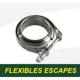 Abrazaderas Clamp V-band Inox 2.5 Pulgadas Flexibleescapes