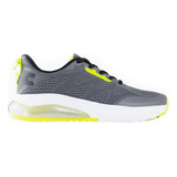 Tenis Charly Deportivo Capsula Hombre Pfx 1086326 Gris Limon