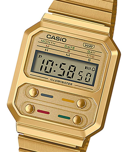 Reloj Casio Unisex Vintage A-100weg-9a Joyeria Esponda