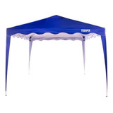 Tenda Gazebo 3x3 Articulado Dobravel Azul Camping Praia