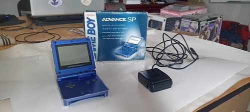 Nintendo Game Boy Advance Sp Azul Cobalto Caja Original