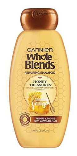 Garnier Whole Blends Champú Reparador De Miel Tesoros