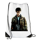 Tula Sport Harry Potter, Bolsa Deportiva, Mochila V Color Blanco