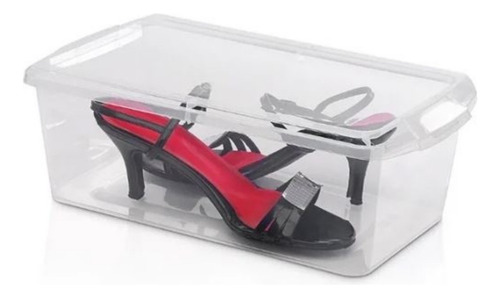 Organizador Zapatos Plastico Caja Con Tapa Multiuso Calzado
