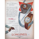 Cartel Retro Relojes Longines 1953 /46