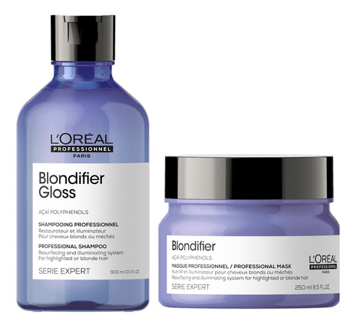 Kit Shampoo + Máscara Blondifier Gloss L'oréal Professionnel
