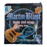 Encordado De Bajo Martin Blust 6 Cuerdas L 605 028/120 C