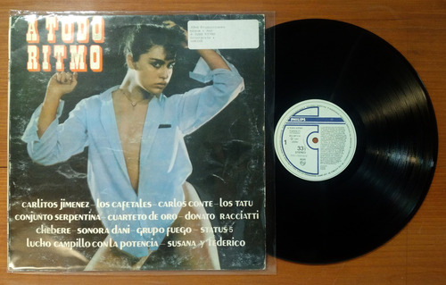 A Todo Ritmo 1985 Compilado Cumbia Disco Lp Vinilo