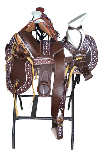 Montura Charra,silla De Montar Resque Nuevo Diseño Fuste 16 | Meses sin interés