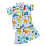 Conjunto Infantil Dinossauro Baby Menino Temático